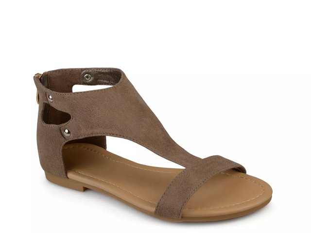 Journee Collection Bevin Flat Sandal Free Shipping DSW