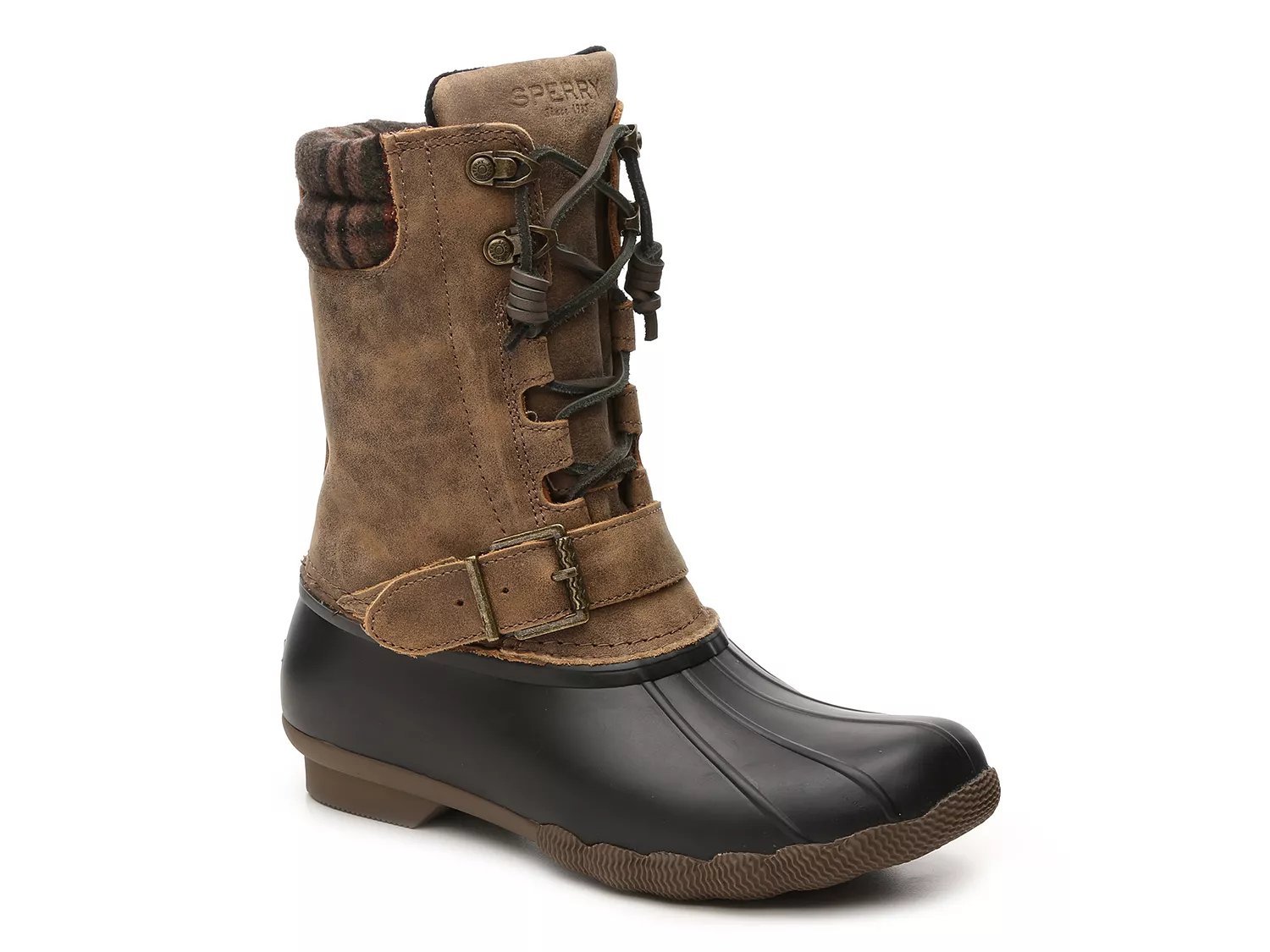 sperry saltwater misty genuine shearling lined duck boot