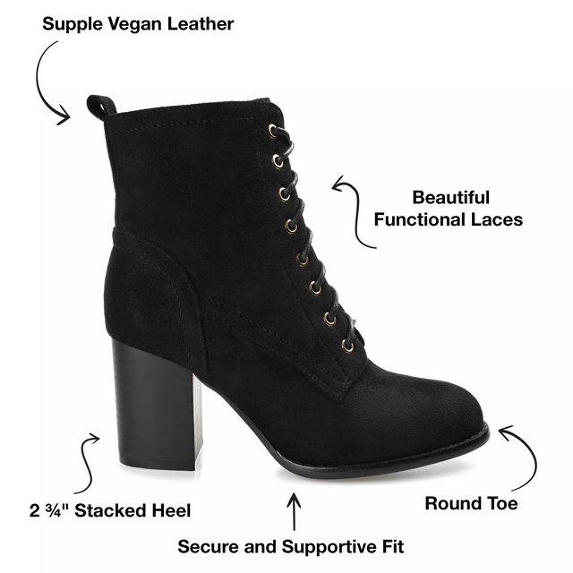 Journee collection baylor women's block heel ankle boots top