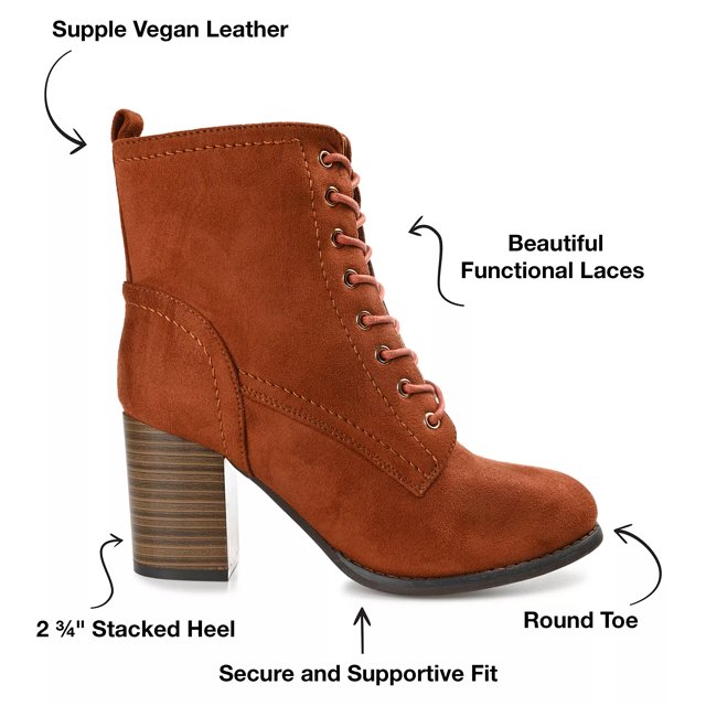 Journee lace up boots discount