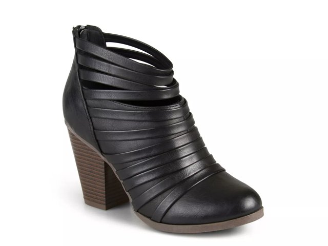 journee collection womens avryl booties block heel