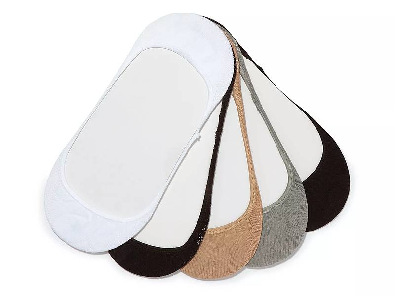 Mesh Women's No Show Liners - 5 Pack