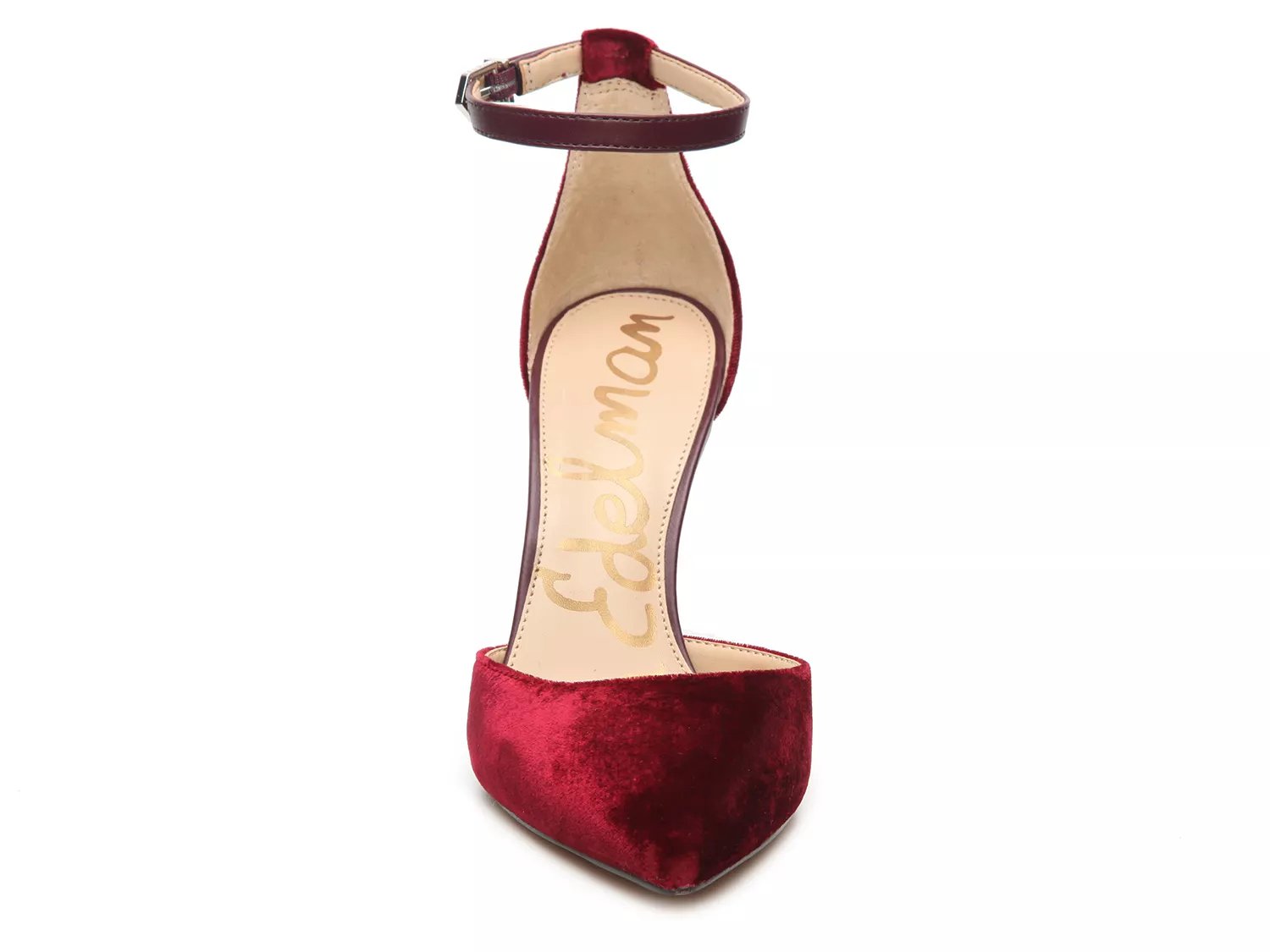velvet pumps flat