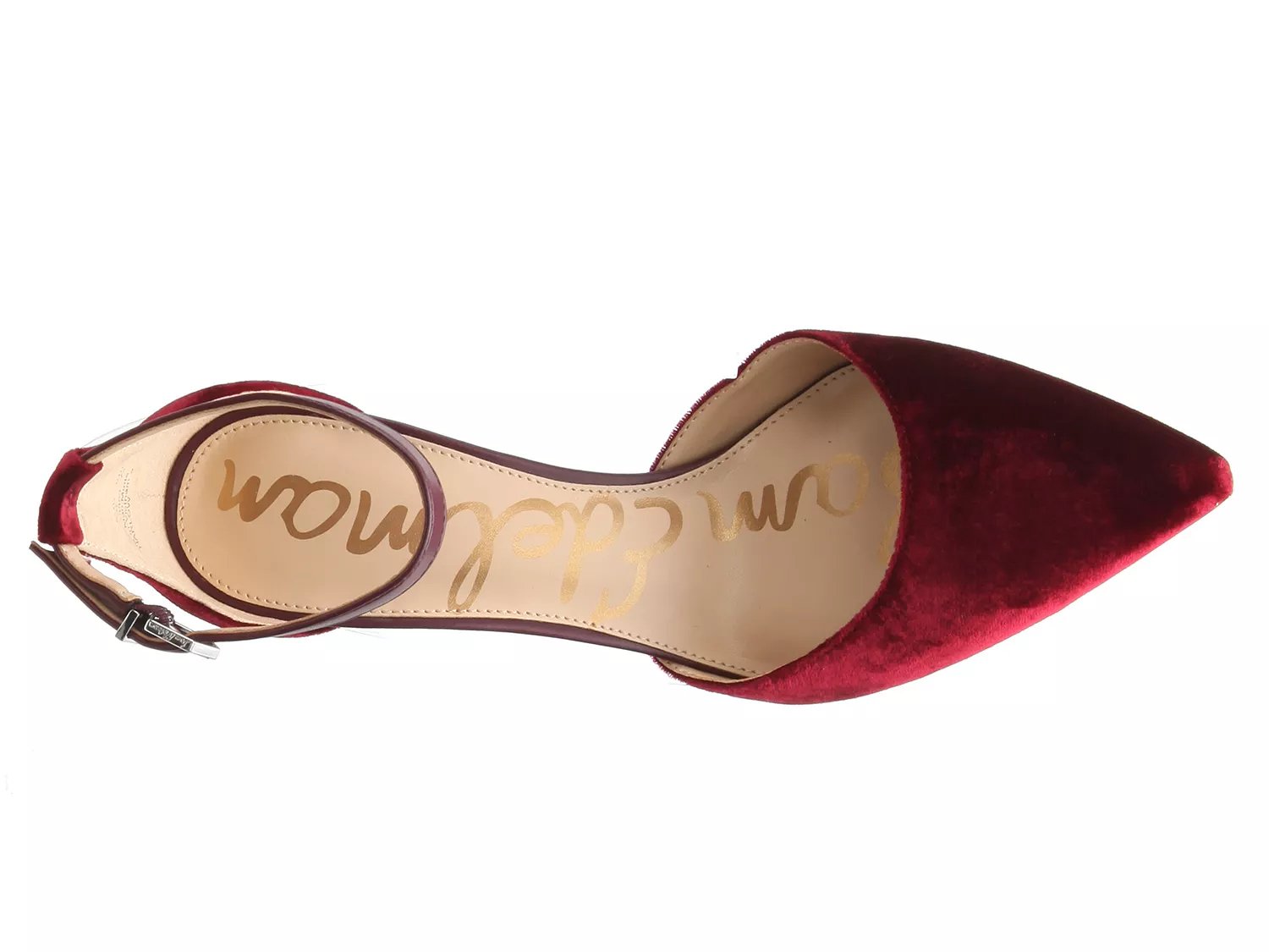 velvet pumps flat