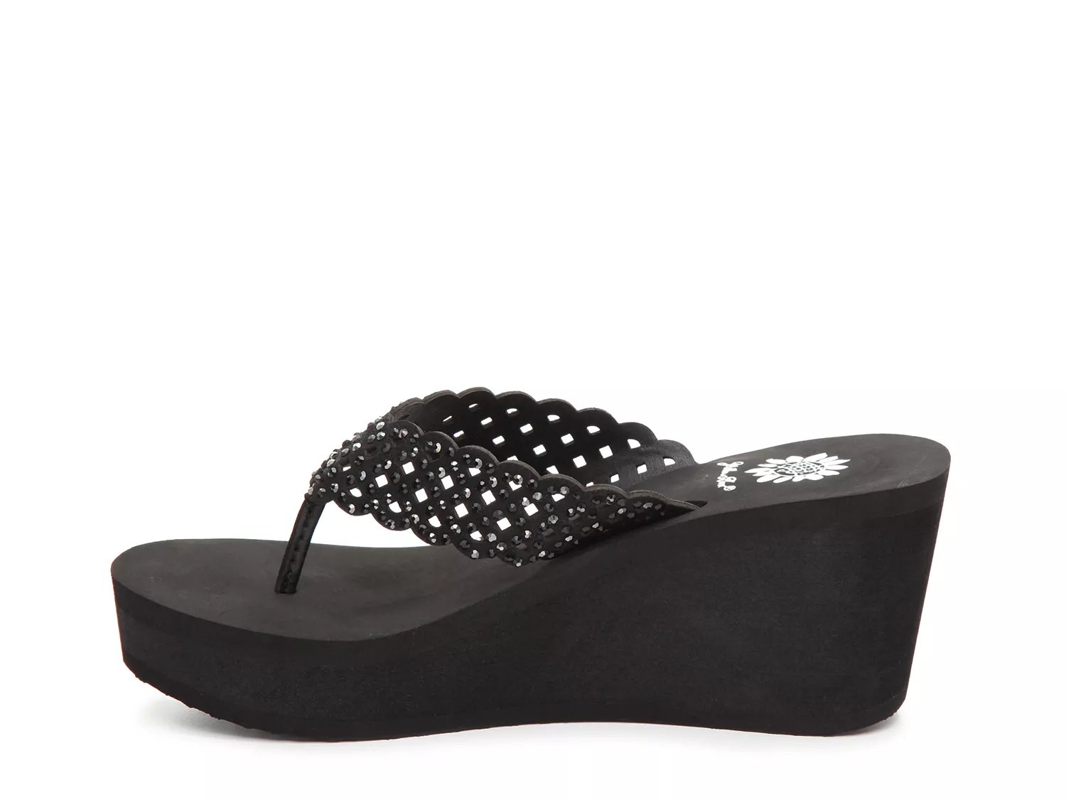 yellow box deloise wedge sandal