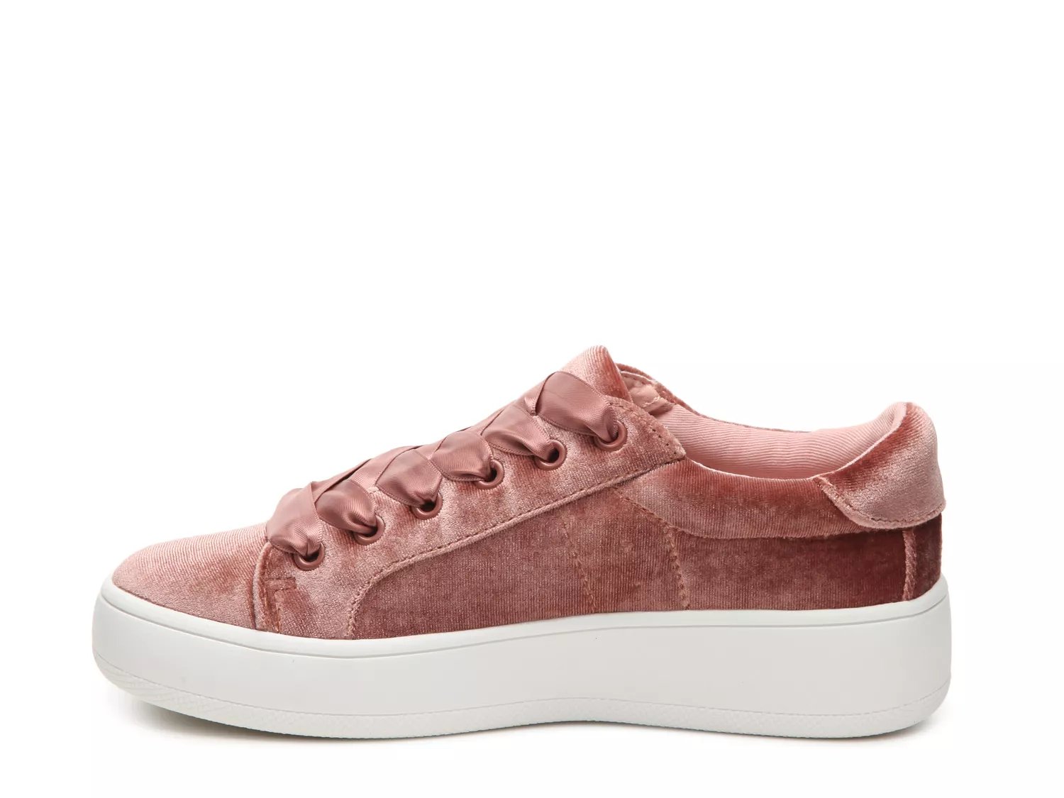 Steve Madden Bertie Velvet Flatform Sneaker | DSW