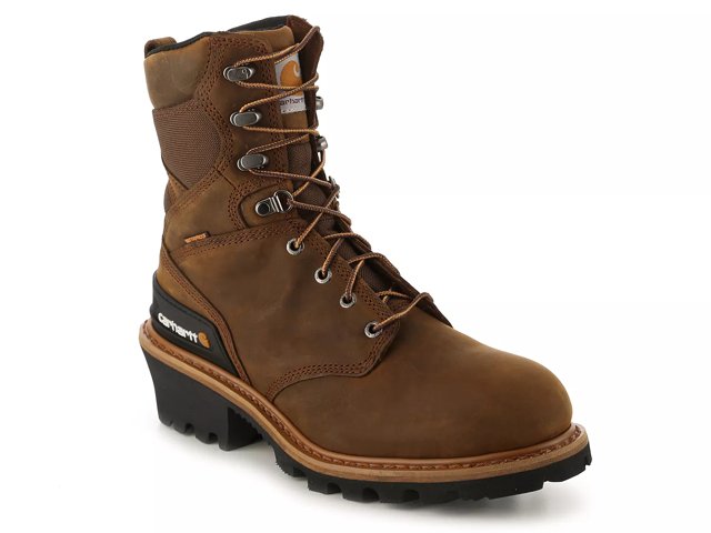 Tall logger boots top