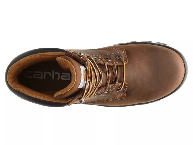 Carhartt 6” Waterproof Steel Toe Wedge Lace Up Work Boots