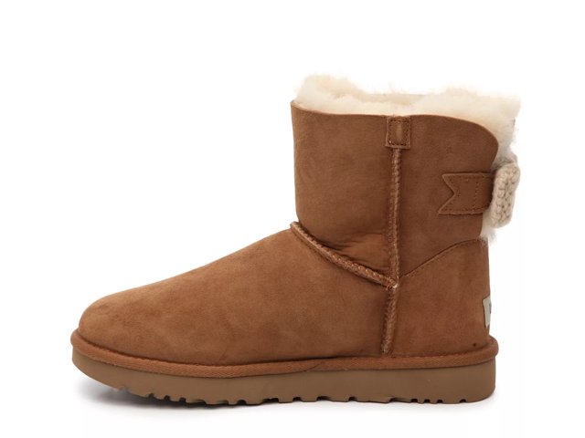 Ugg Mini Bailey Knit Bow Bootie Dsw