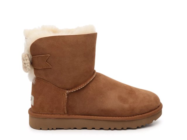 Ugg Mini Bailey Knit Bow Bootie Dsw