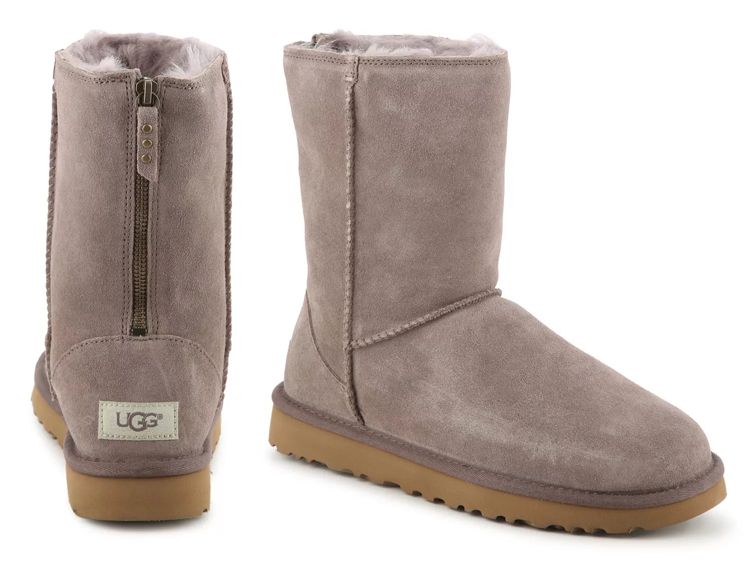 ugg classic short zip boot