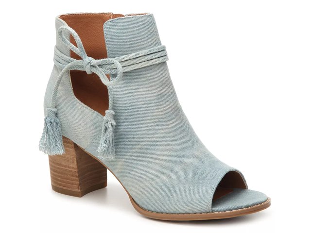 Blue shop booties dsw