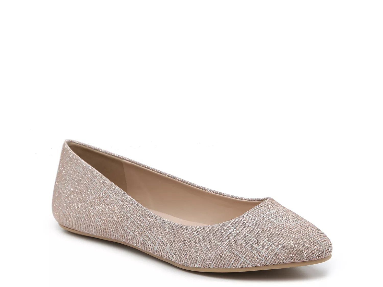 dsw rose gold flats