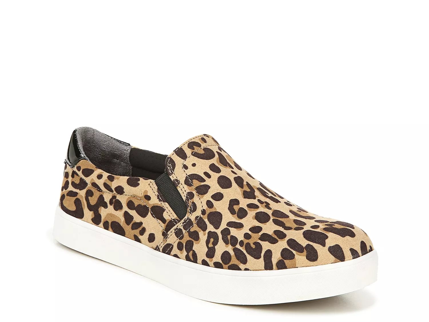 dr scholl's leopard slip on sneakers