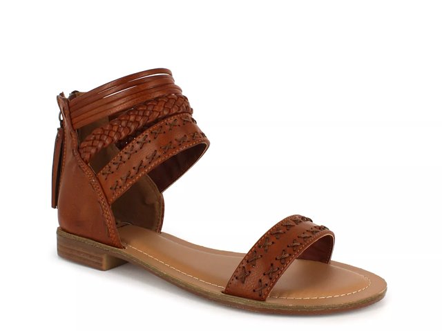 Dsw womens flat sandals best sale