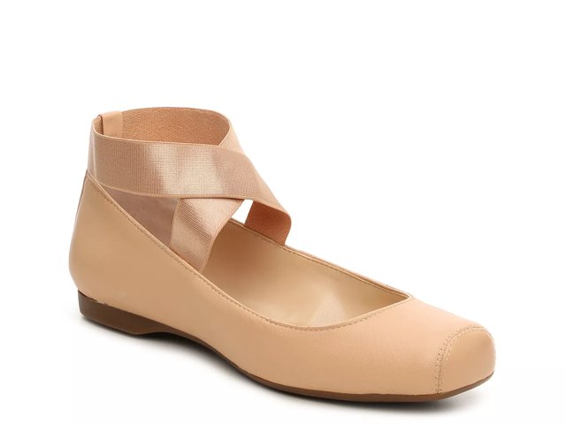 Jessica simpson mandayss ankle strap 2025 ballet flat