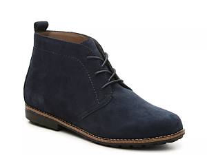 Navy on sale booties dsw