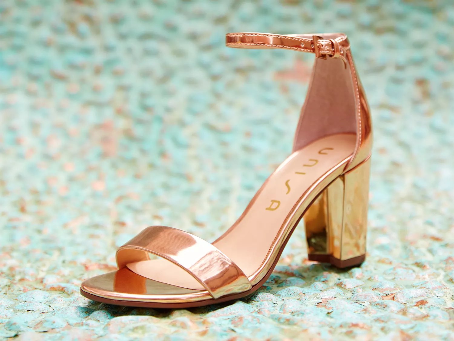 unisa daicy sandal rose gold