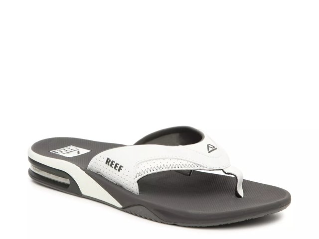 White reef fanning flip flops cheap