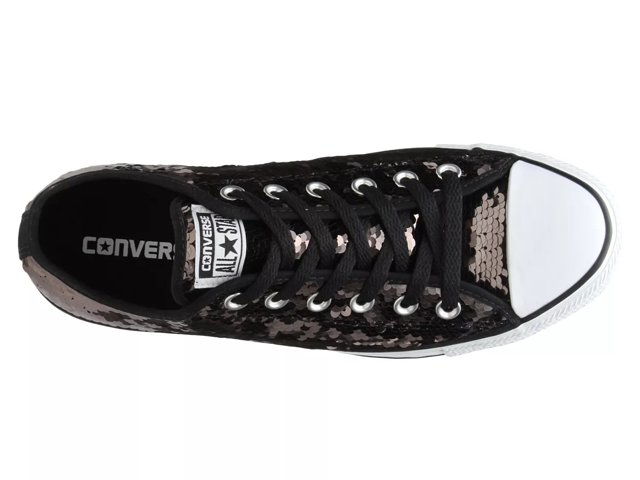 Black sequins converse sale