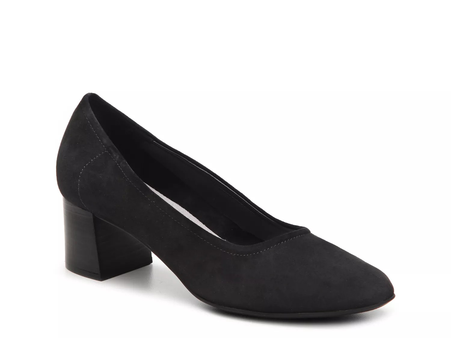 dsw black suede pumps