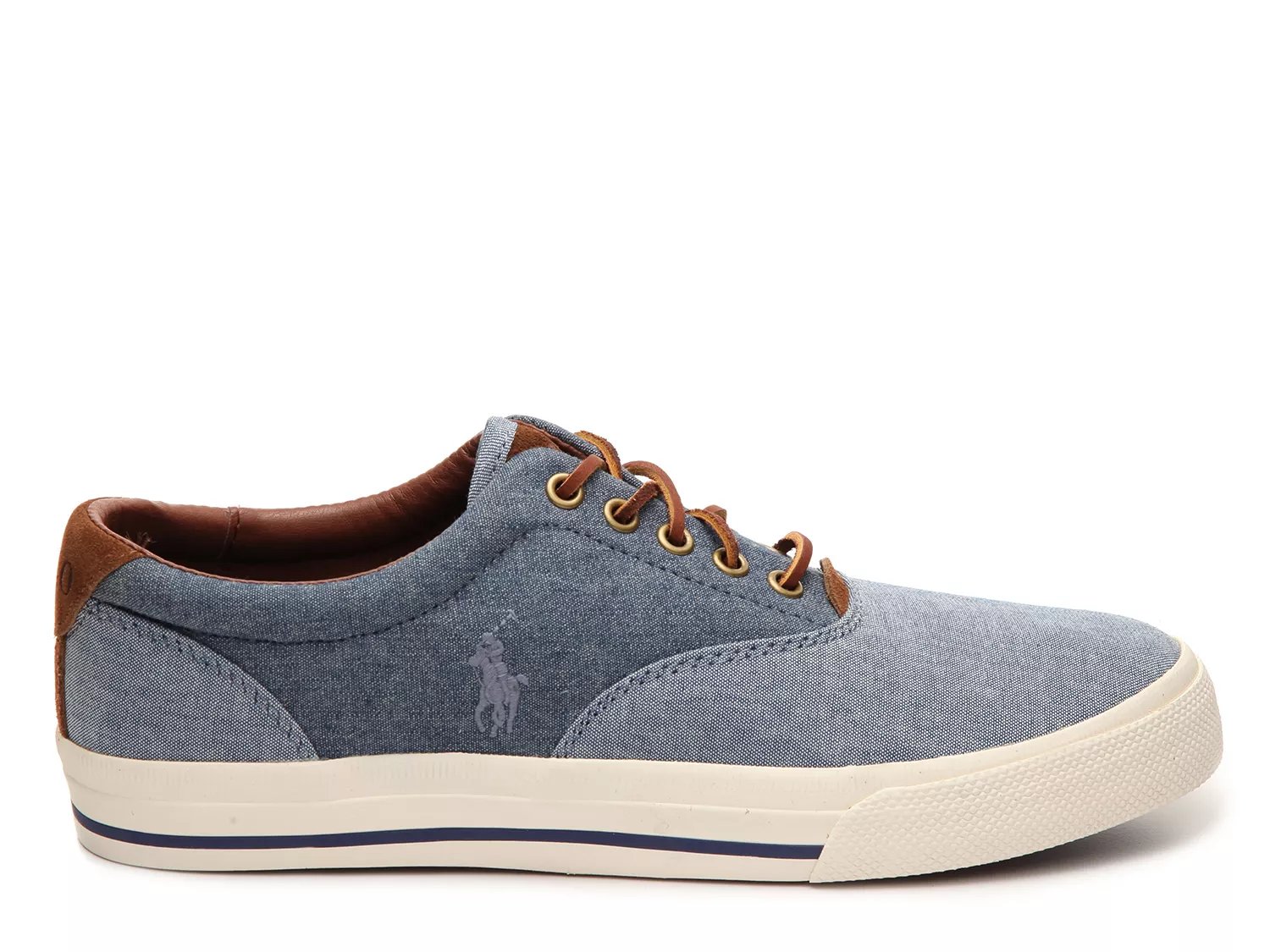 polo ralph lauren men's vaughn leather sneaker