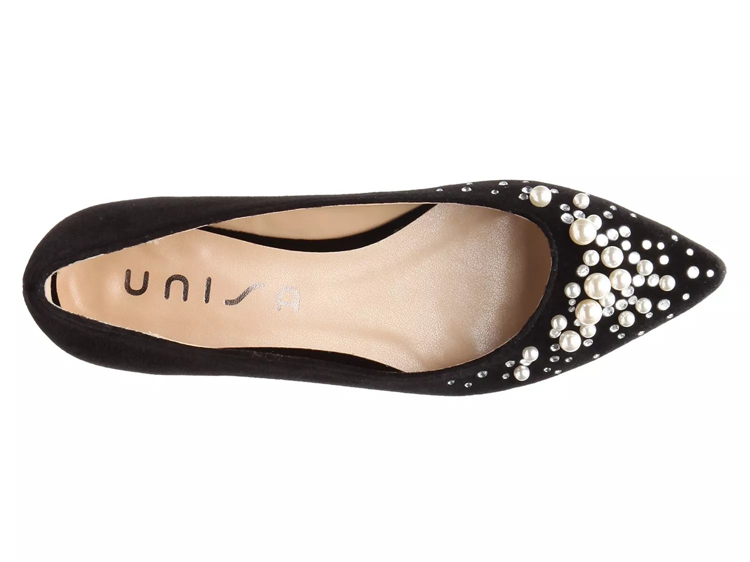 velvet flat shoes