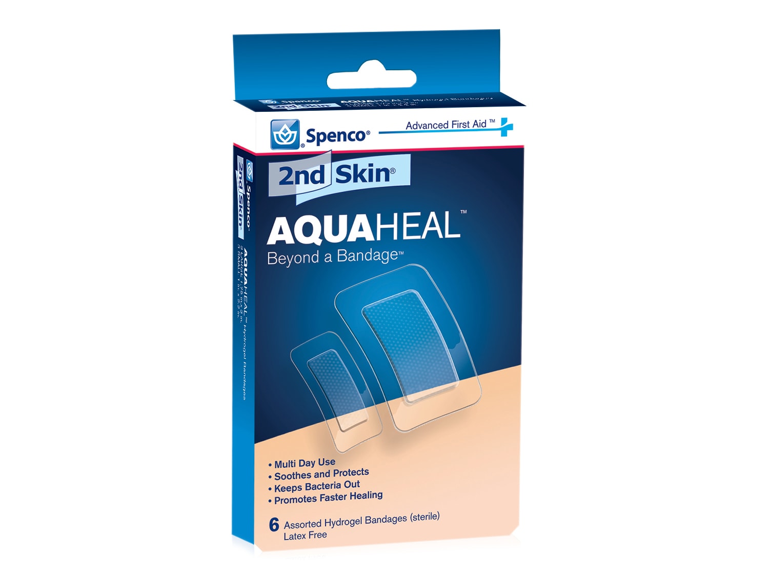 2nd Skin AquaHeal Hydrogel Bandages