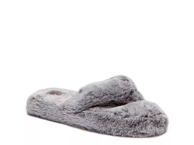 Chinese Laundry Fuzzy Thong Slipper