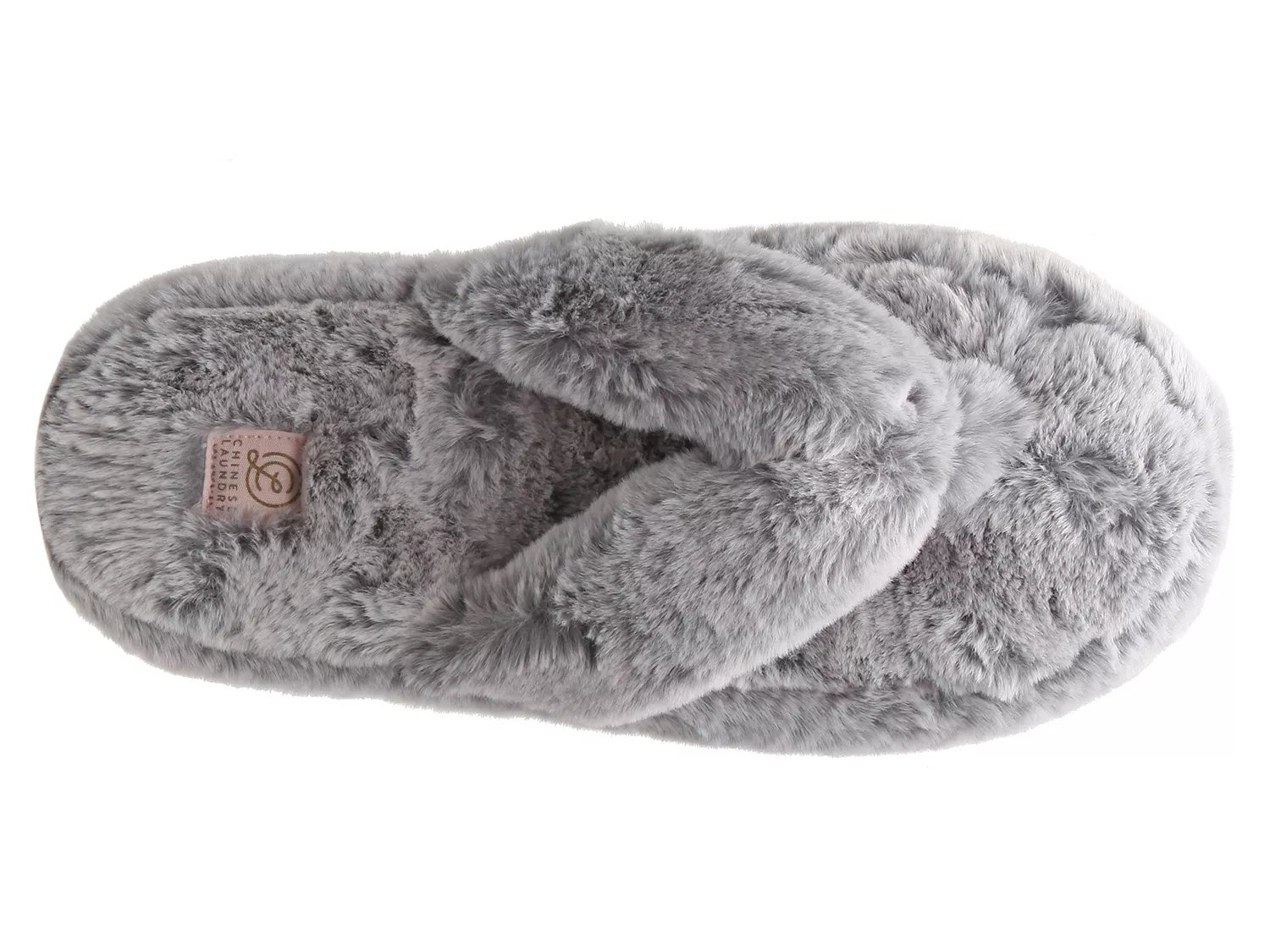 fuzzy thong slippers