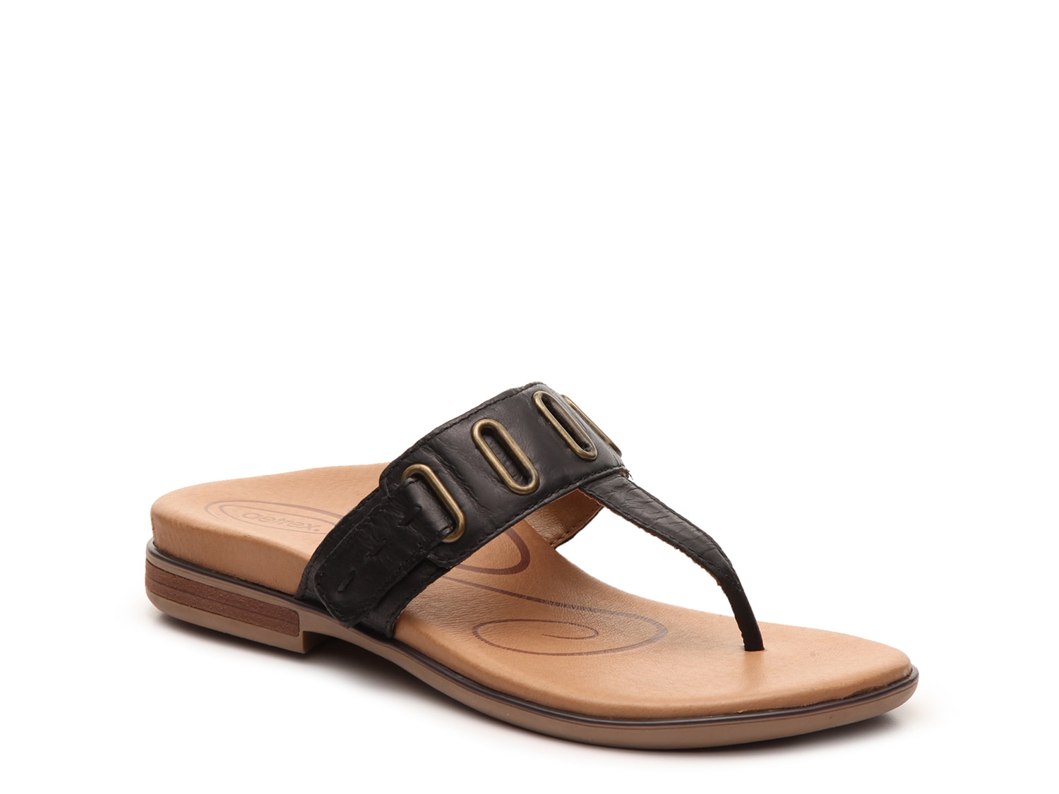 Aetrex Zara Flat Sandal - Free Shipping | DSW