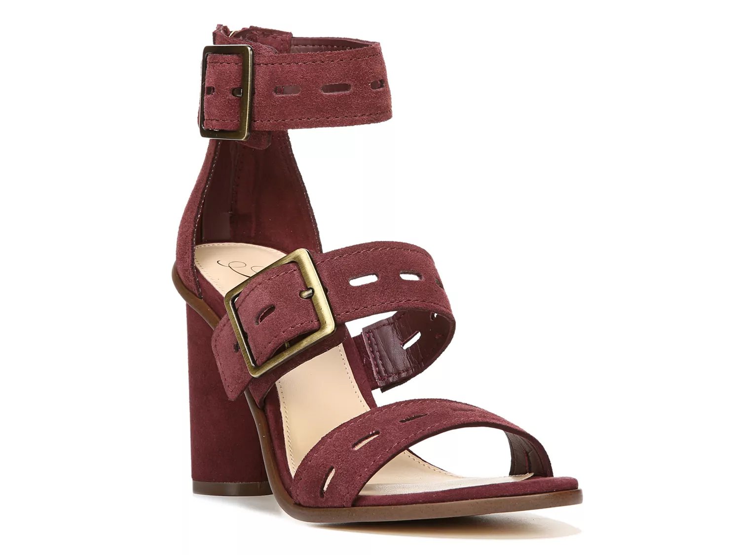 Burgundy sandals dsw sale