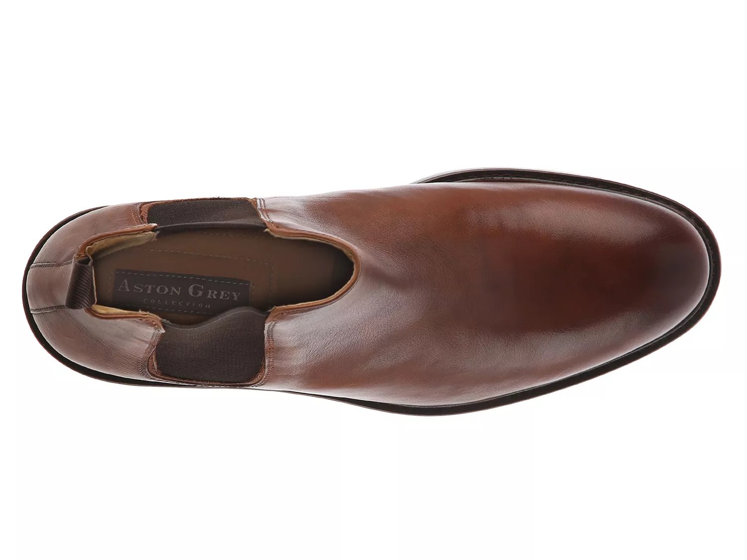 aston grey chelsea boots