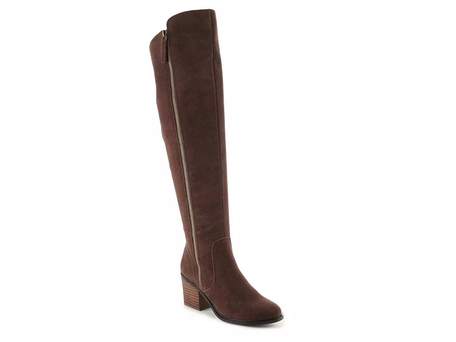 dsw over the knee leather boots
