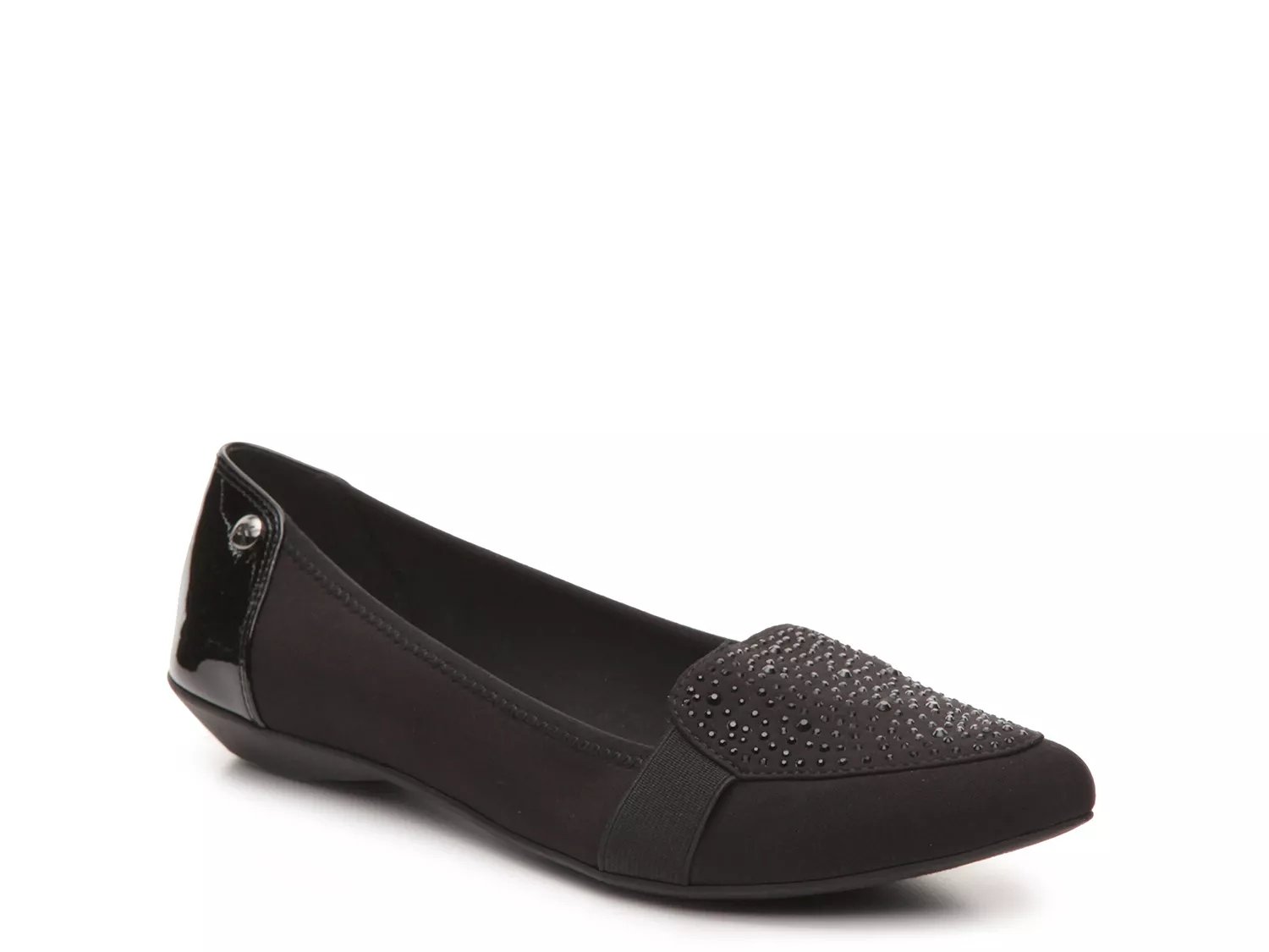 anne klein patent leather flats