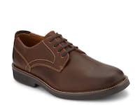 Size 10 Men Shoes Dockers Parkway Leather Oxford Shoe Red Brown Leather  90-36211