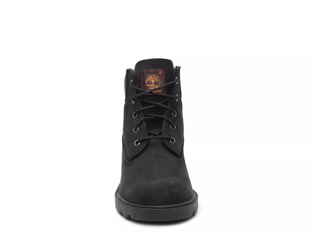 Black timberland boots kids sales