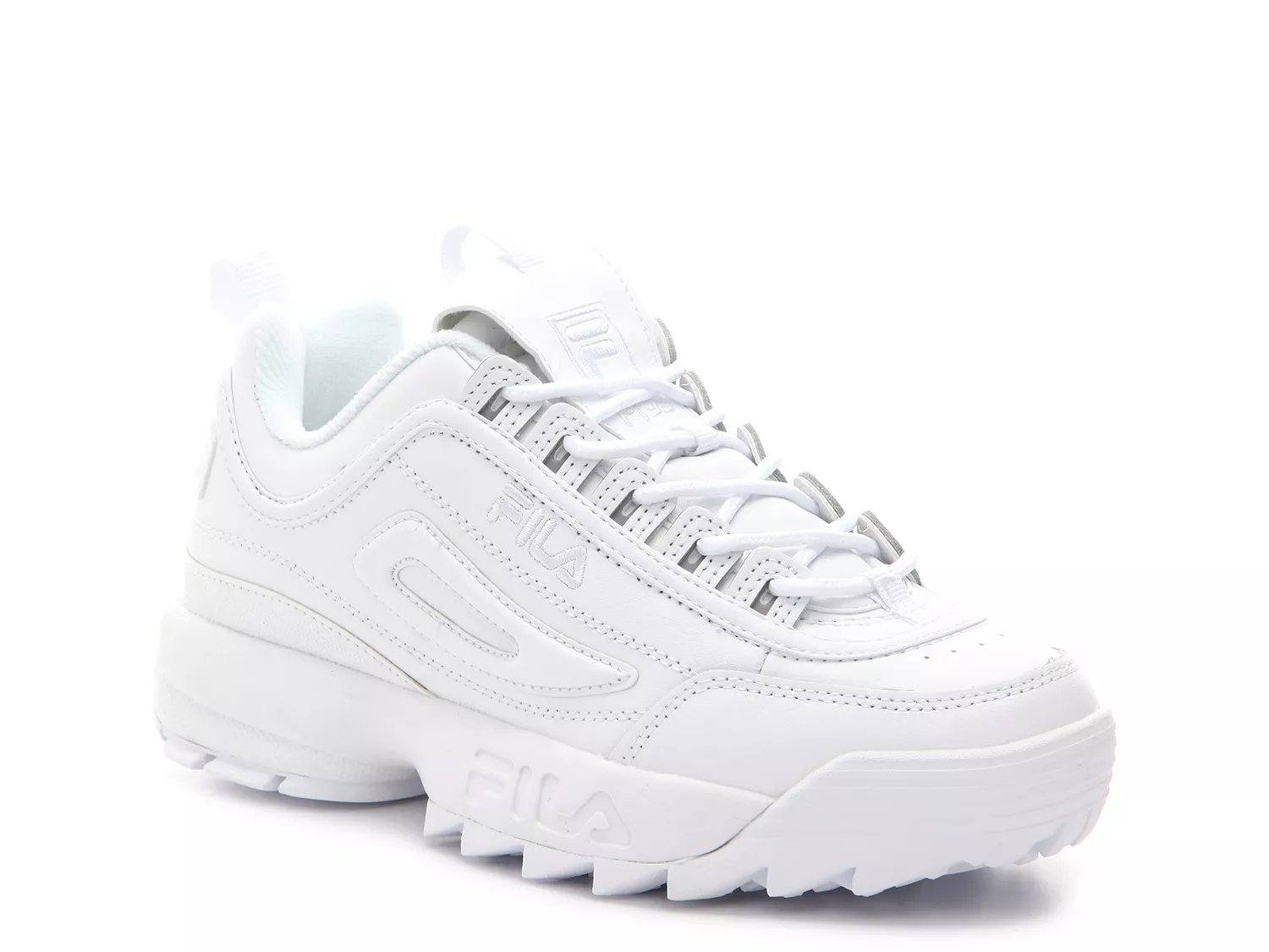 fila disruptor 2 premium mono sneaker white