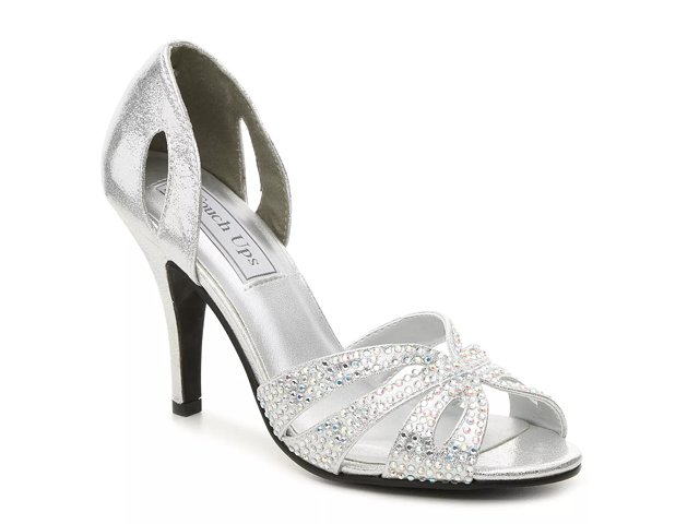 Dsw deals silver heels
