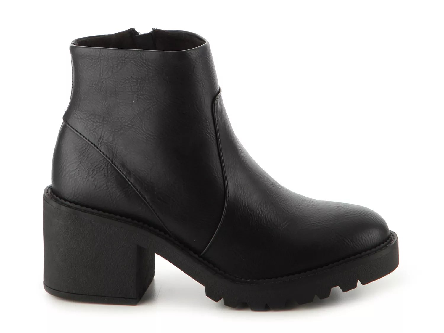 lug wedge booties