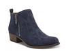 Navy shop booties dsw