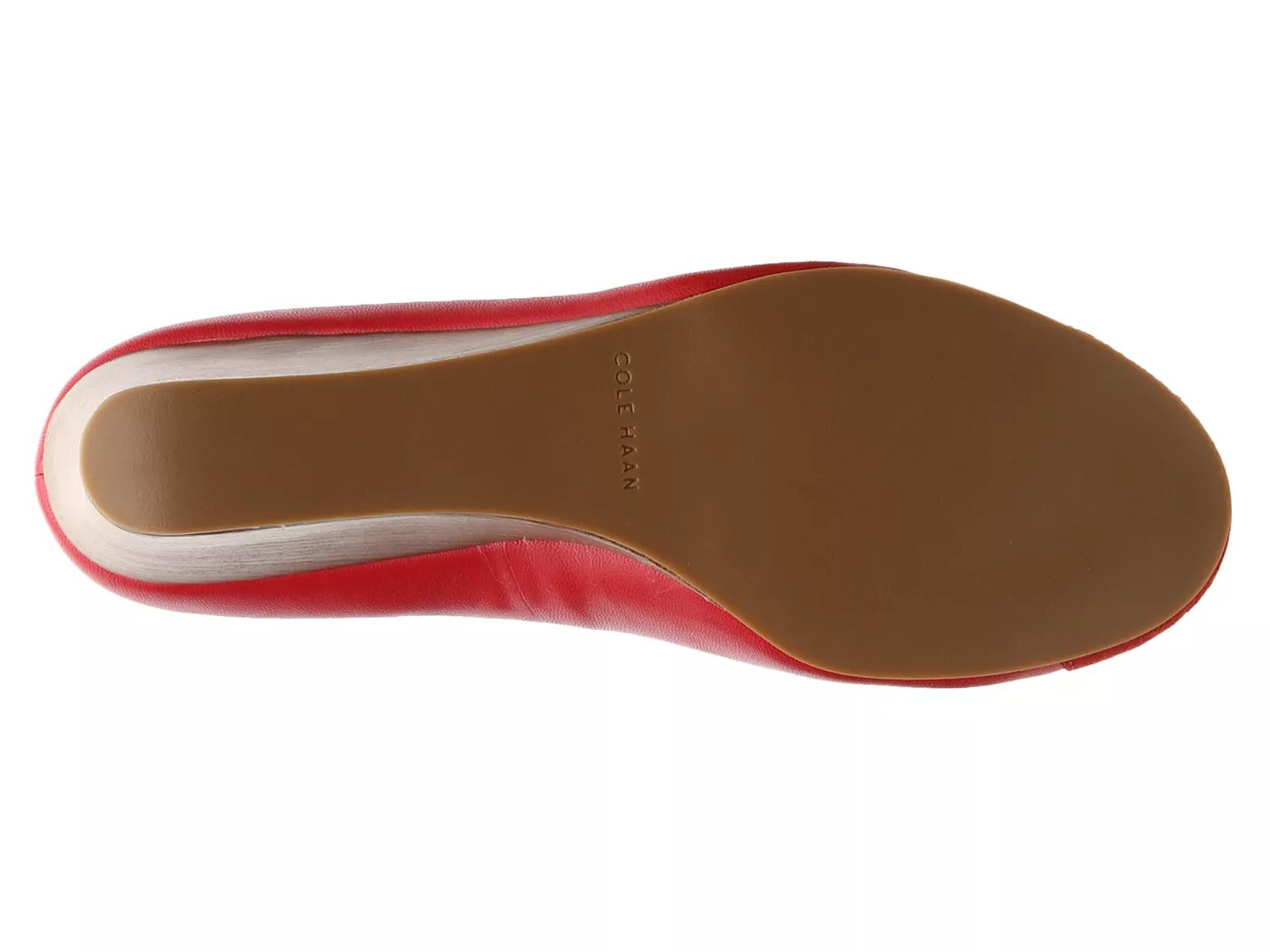 adair leather bow wedge