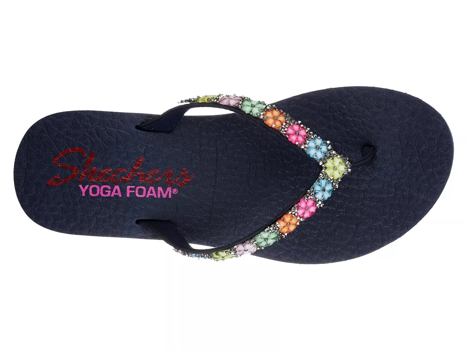 skechers meditation daisy delight black