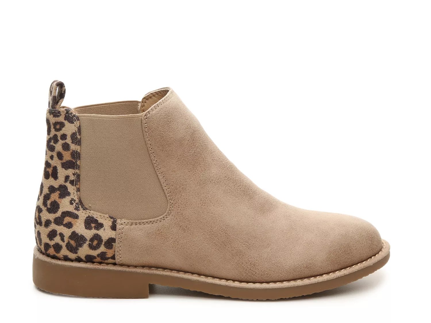 seven dials marisah chelsea leopard bootie
