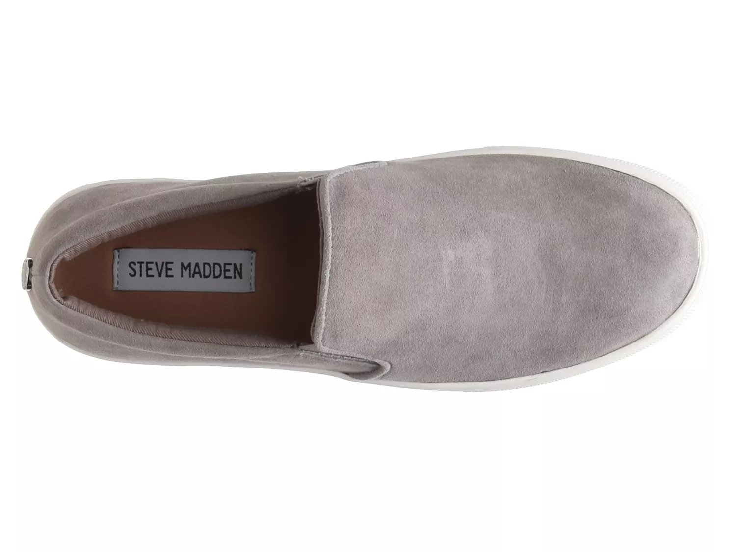 steve madden slip on grey