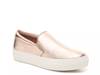 Gills Platform Slip-On Sneaker Rose Gold Metallic Faux Leather view