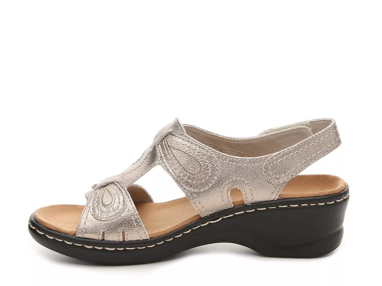 clarks lexi walnut leather sandals