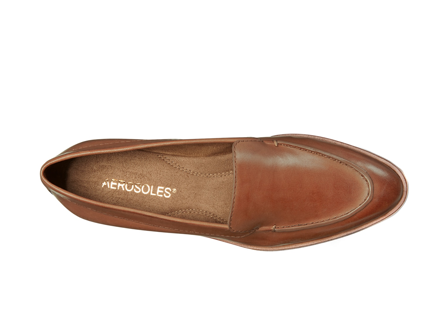 aerosoles brown loafers