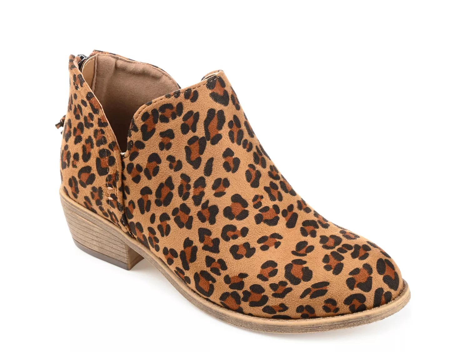 Animal print shop booties dsw