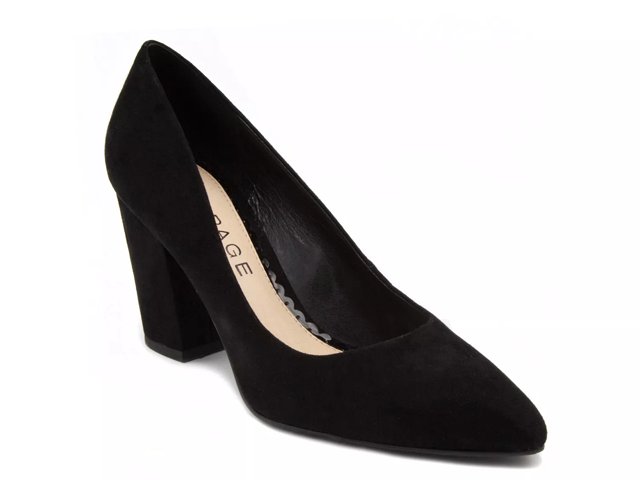 Dsw black block heel pumps new arrivals